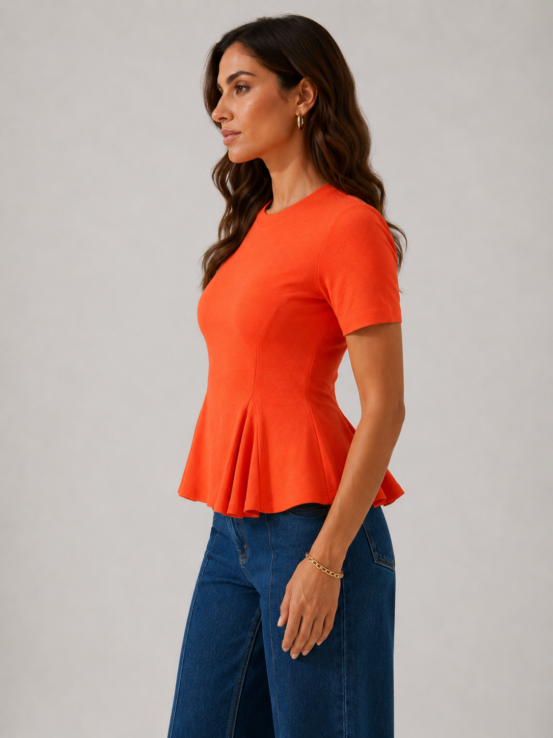 Luisa — Camiseta con peplum