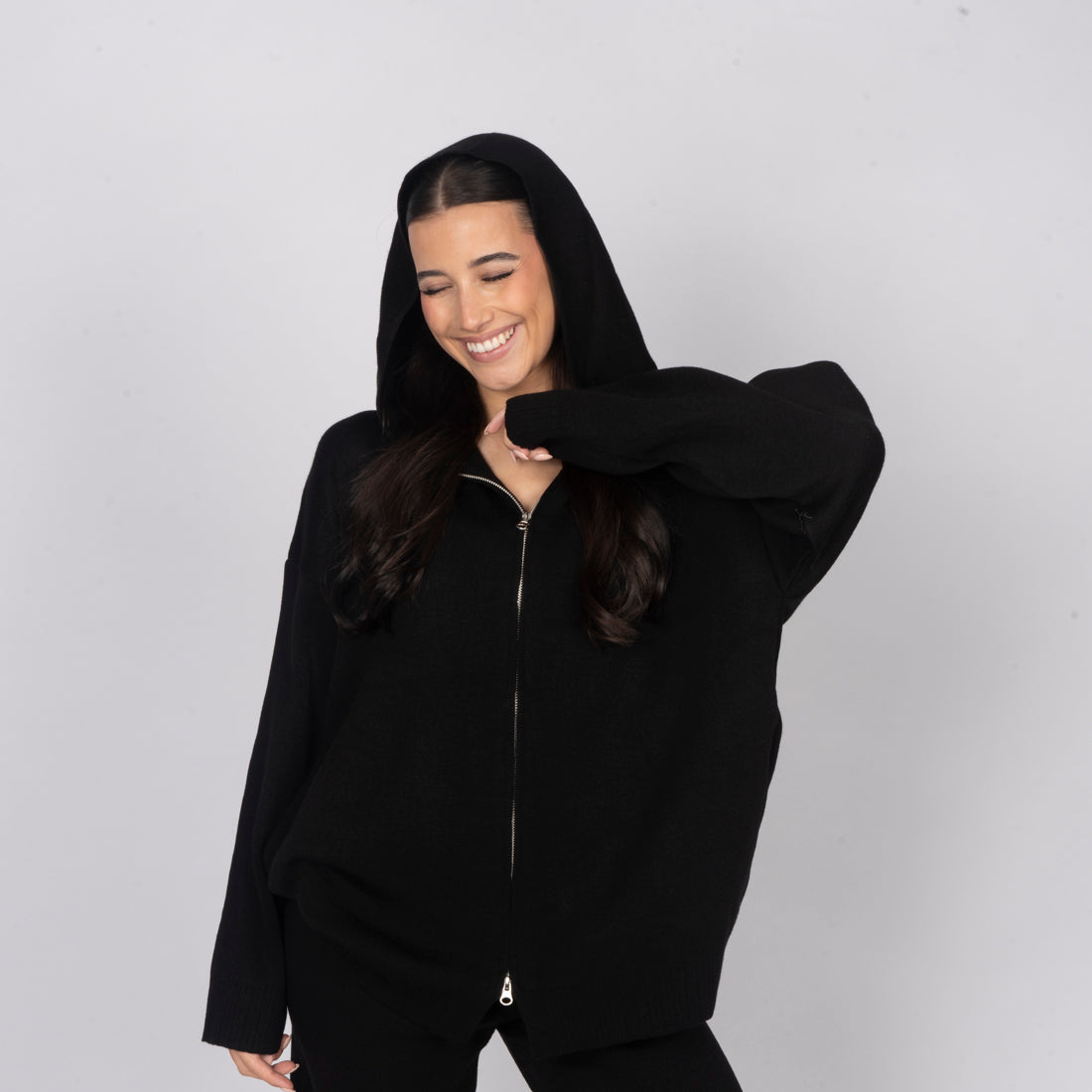 Rut — Conjunto de punto acogedor con cremallera