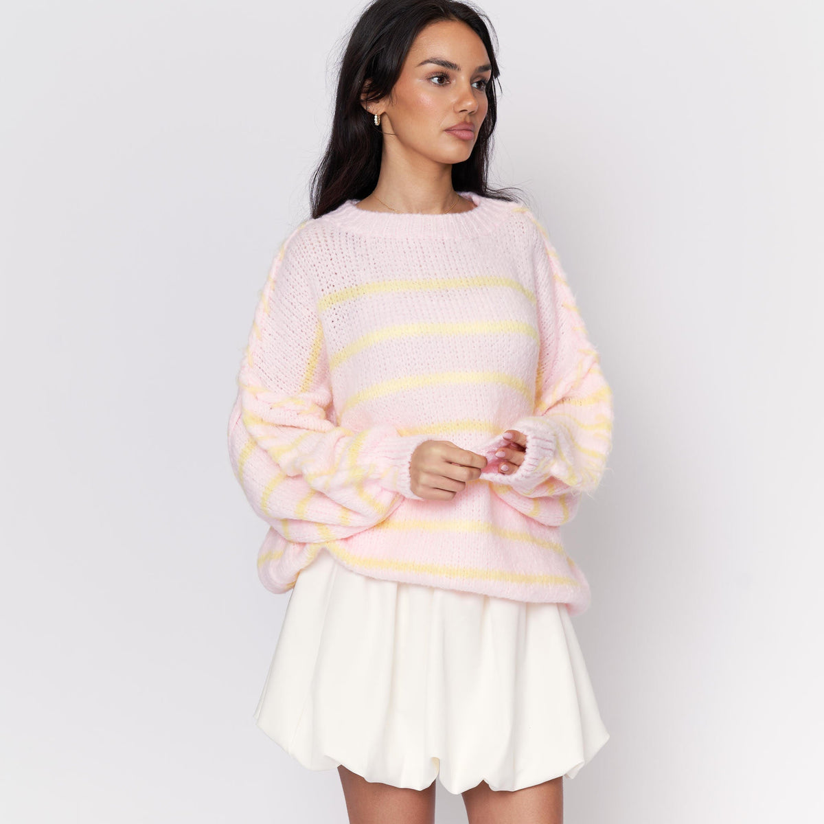 Candela — Jersey holgado acogedor de rayas