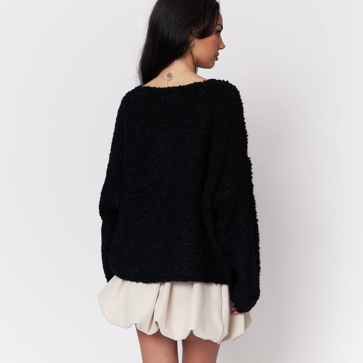 Cloe — Cárdigan bouclé acogedor