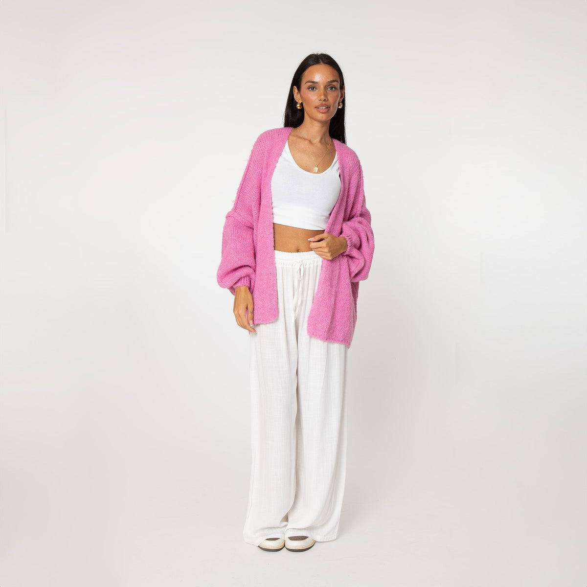 Mara — Cárdigan casual holgado