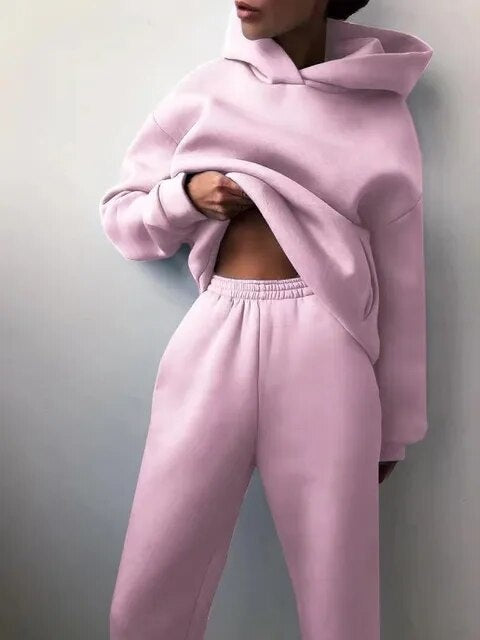 Araceli — Conjunto chándal con capucha, sudadera y pantalón