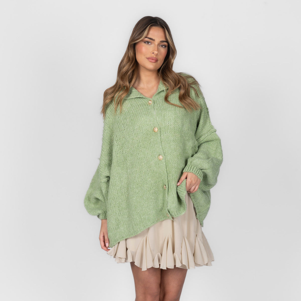 Aitana — Cárdigan holgado acogedor