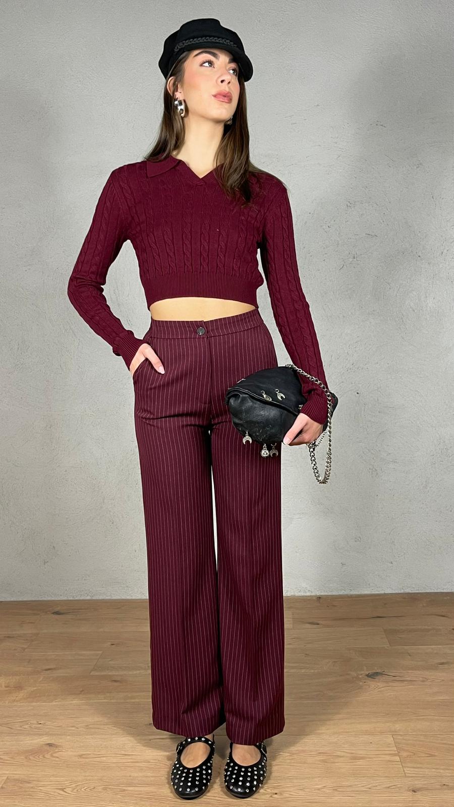 Kala — Pantalón de raya diplomática clásico