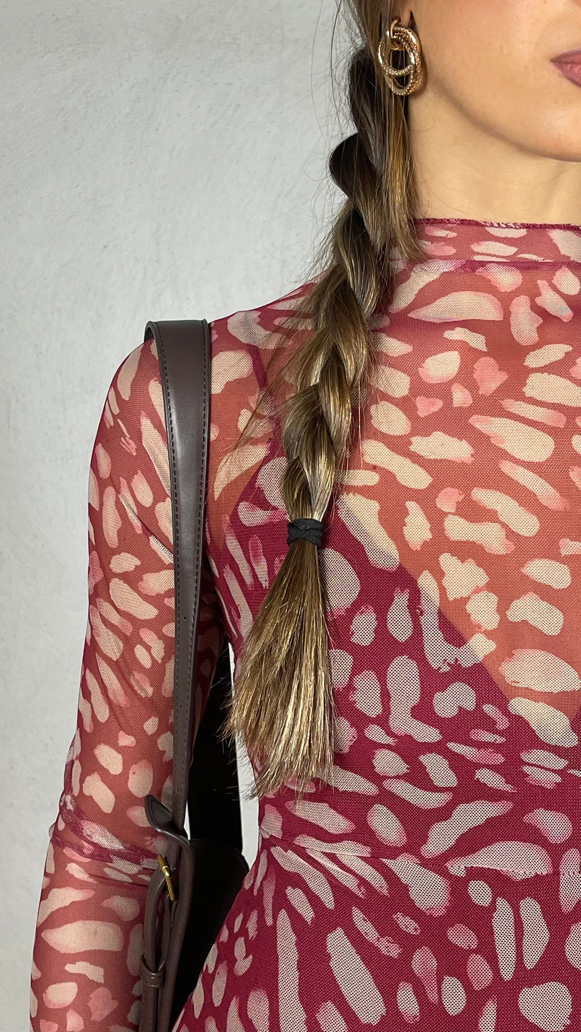 Uma — Mini vestido leopardo
