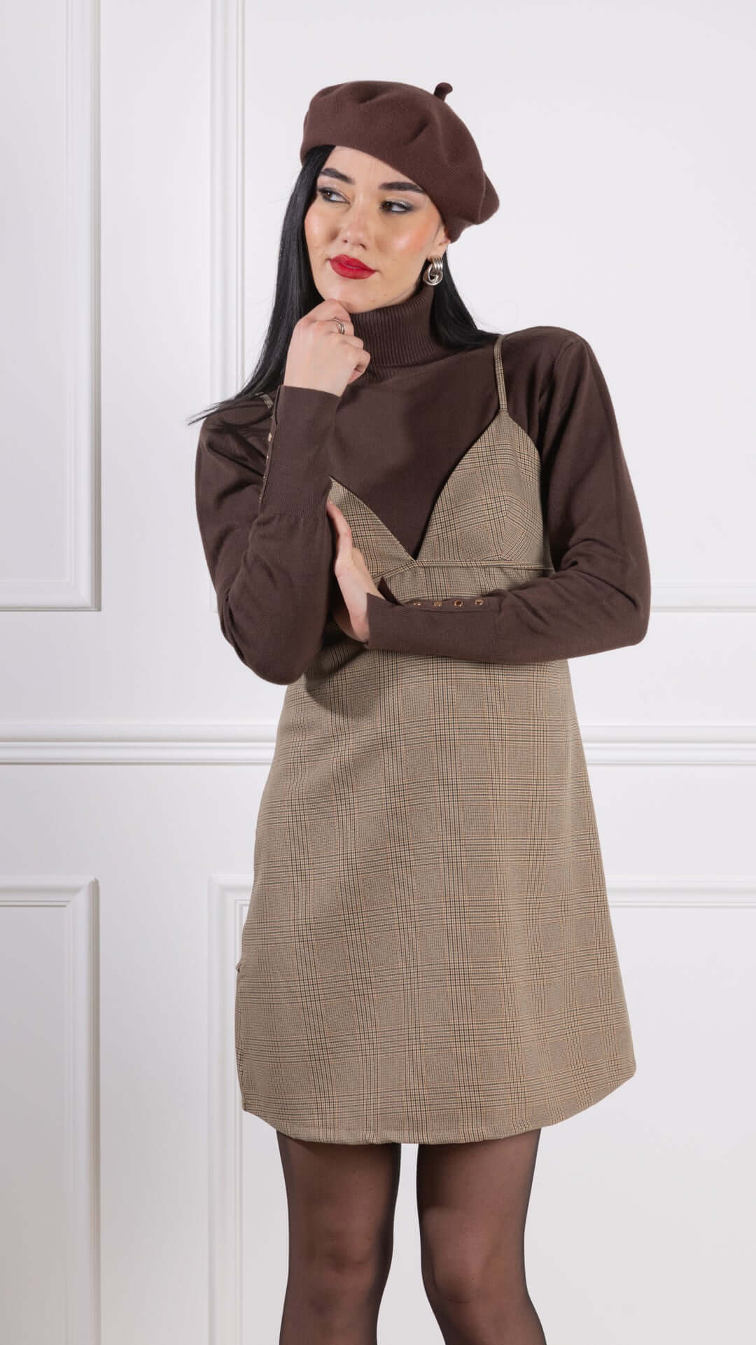 Wanda — Vestido pata de gallo