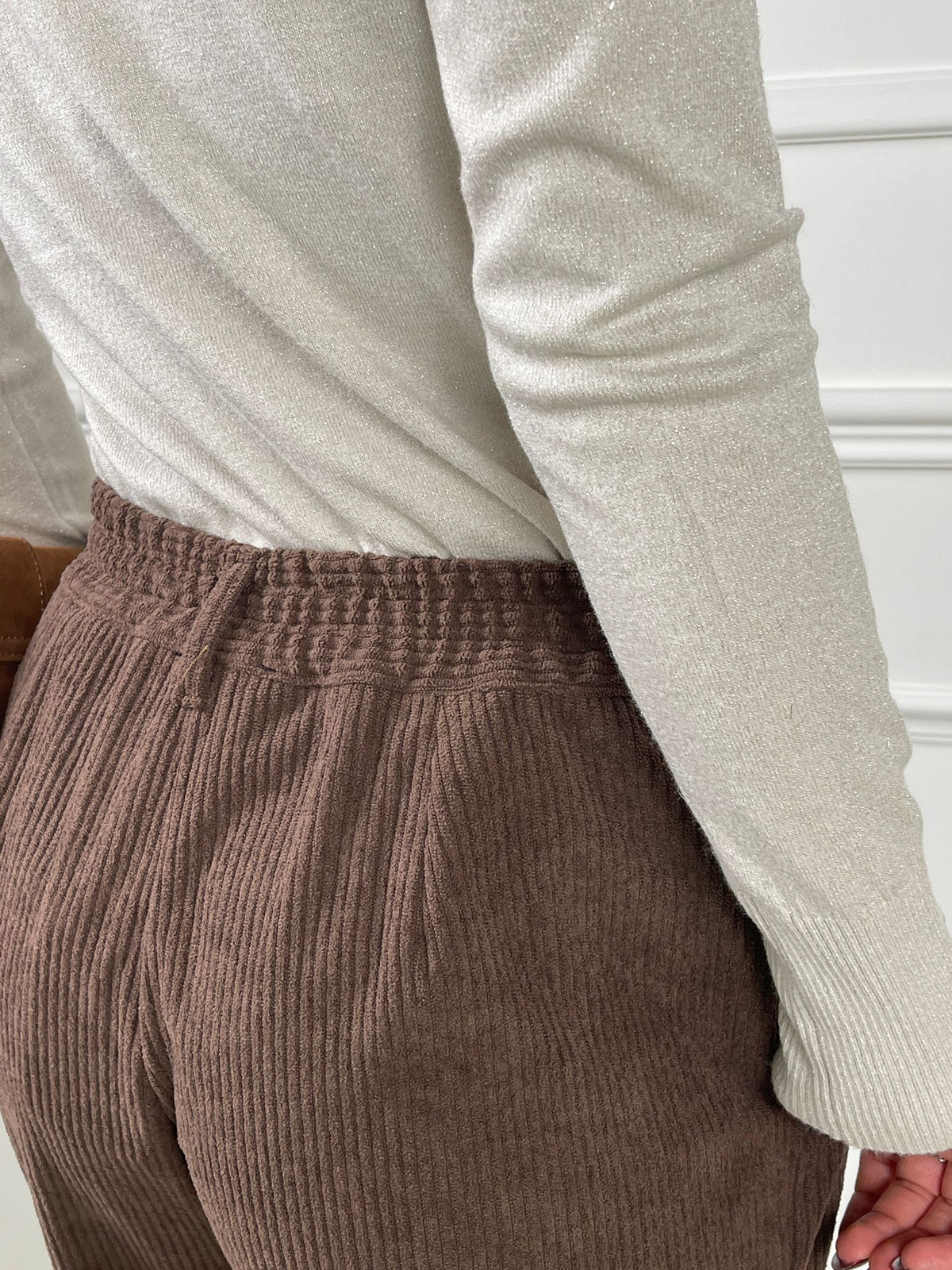 Andrea — Pantalón cigarette de pana