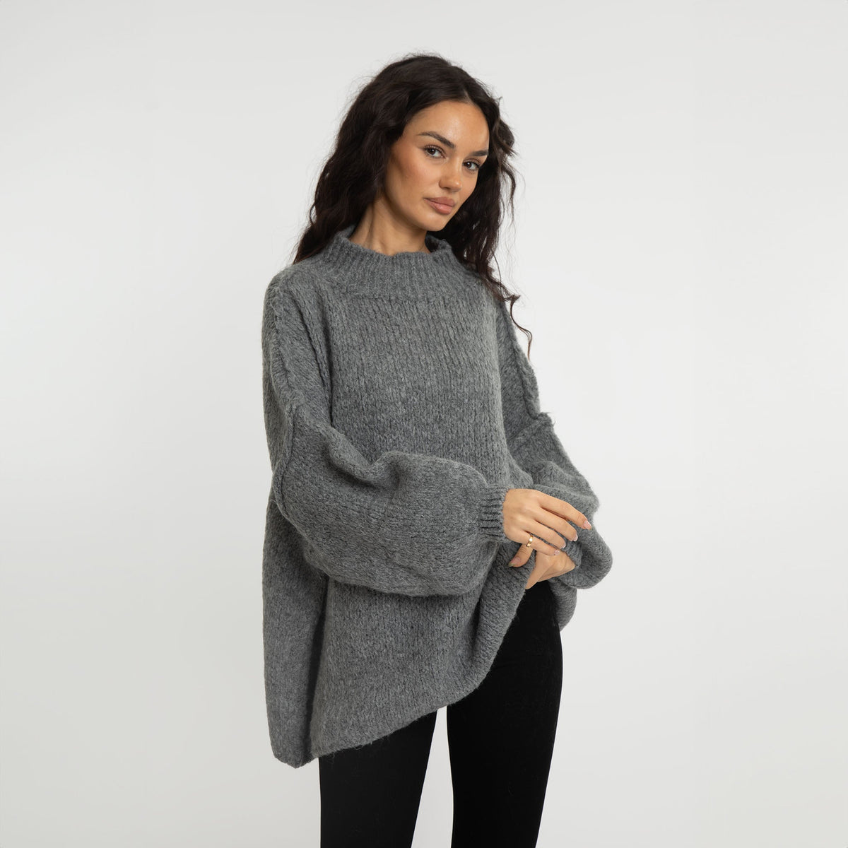 Alma — Jersey holgado casual acogedor