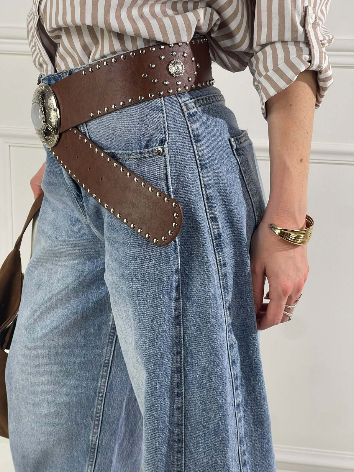 Cecilia — Jeans con costuras laterales