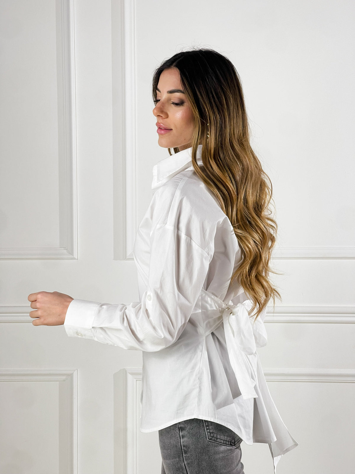 Arantxa — Camisa con fajín