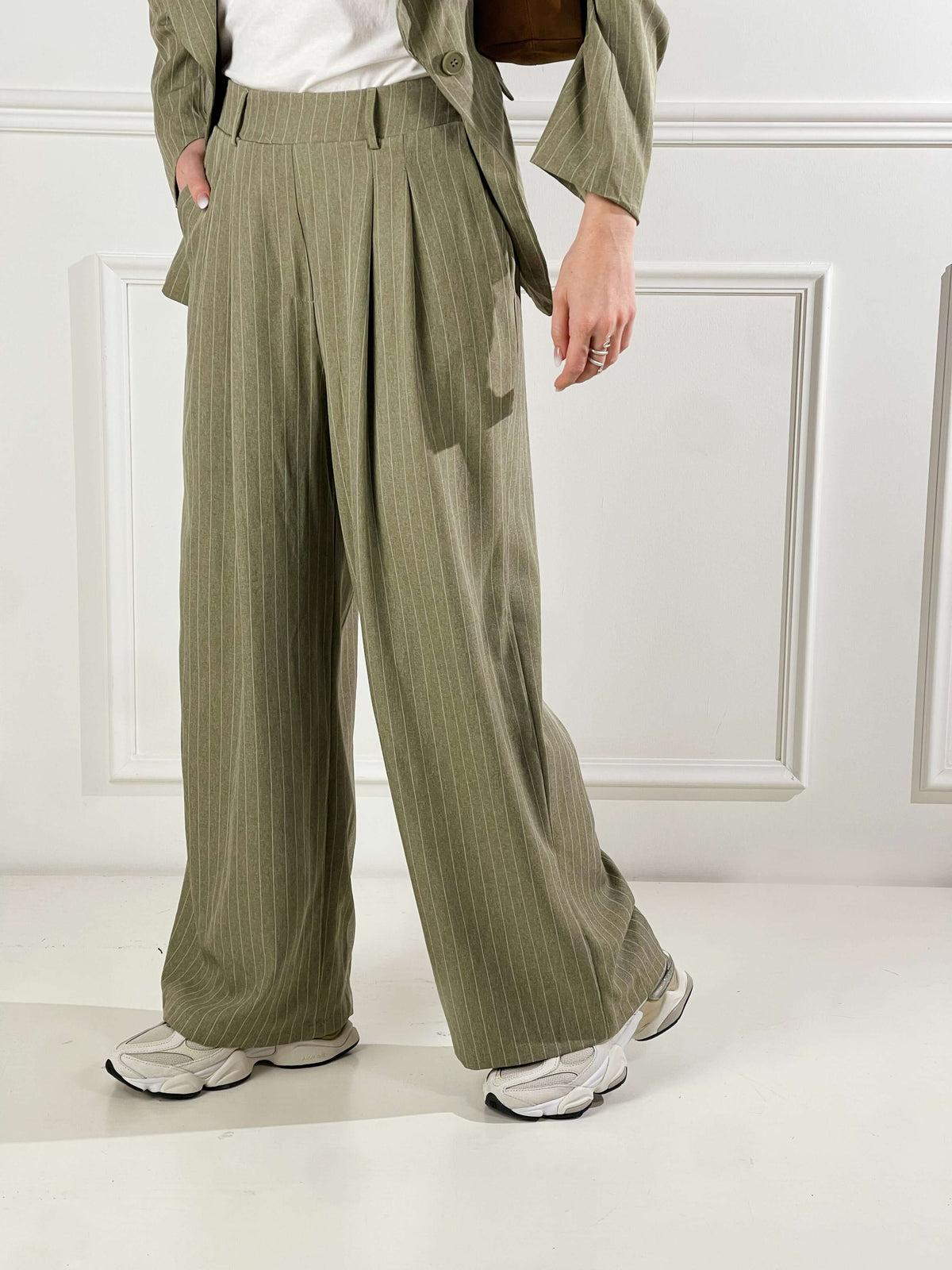 Damaris — Pantalón de raya diplomática