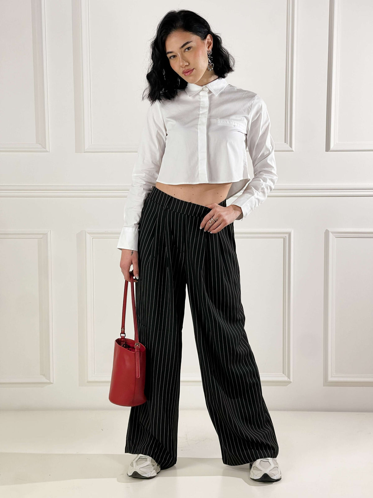 Damaris — Pantalón de raya diplomática