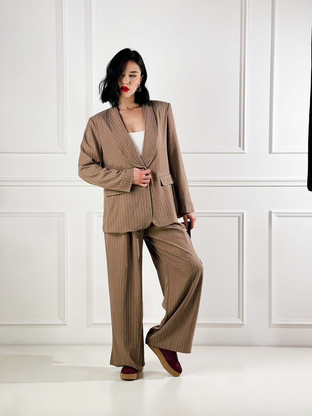 Damaris — Pantalón de raya diplomática