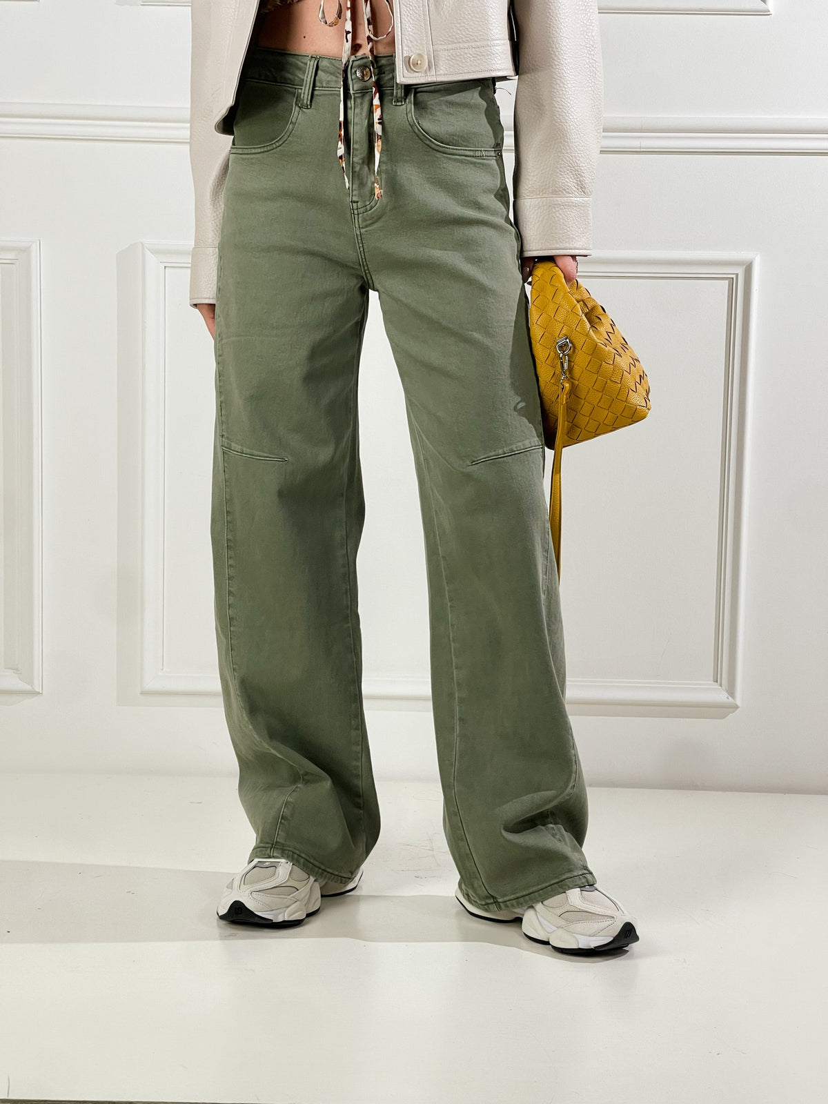 Elvia — Pantalón cargo estructurado