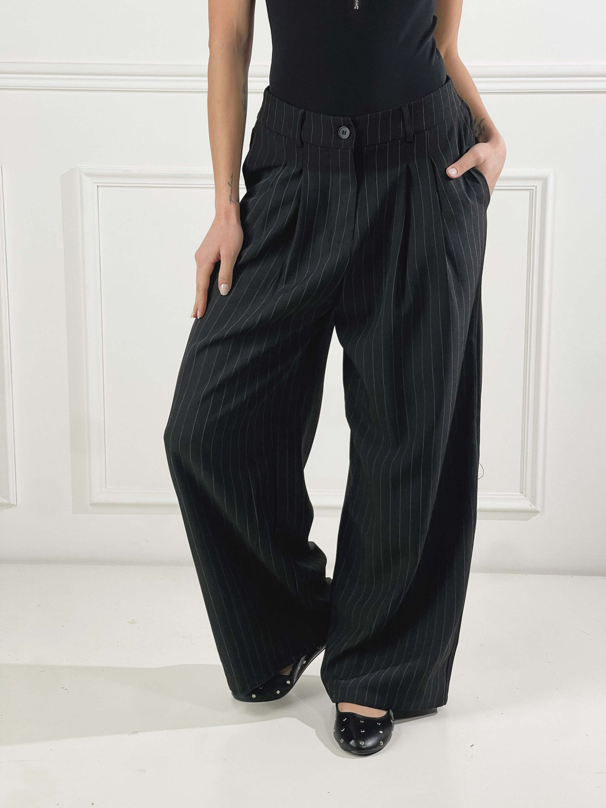 Dana — Pantalón Miami de raya diplomática
