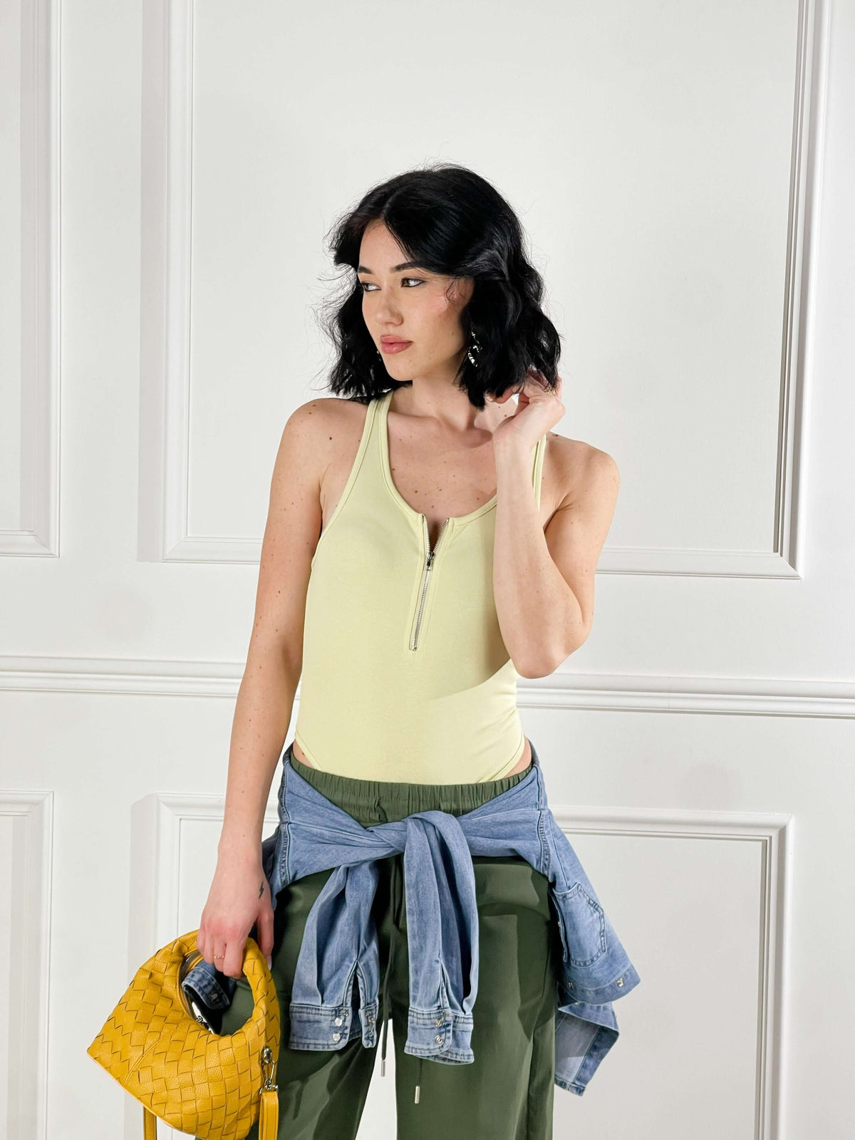 Jana — Body con cremallera