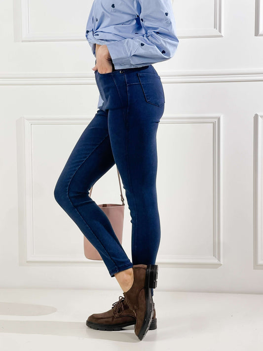 Dina — Leggings efecto vaquero