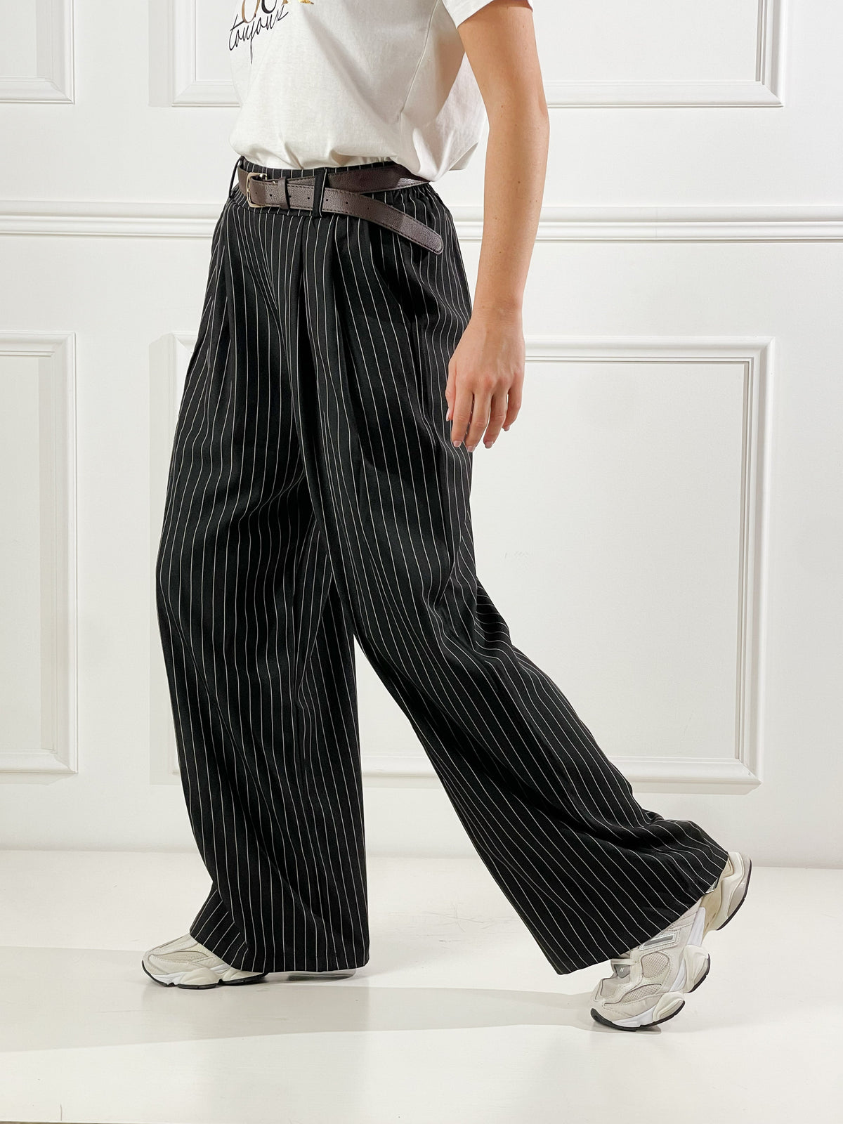 Helga — Pantalón sastre de raya diplomática
