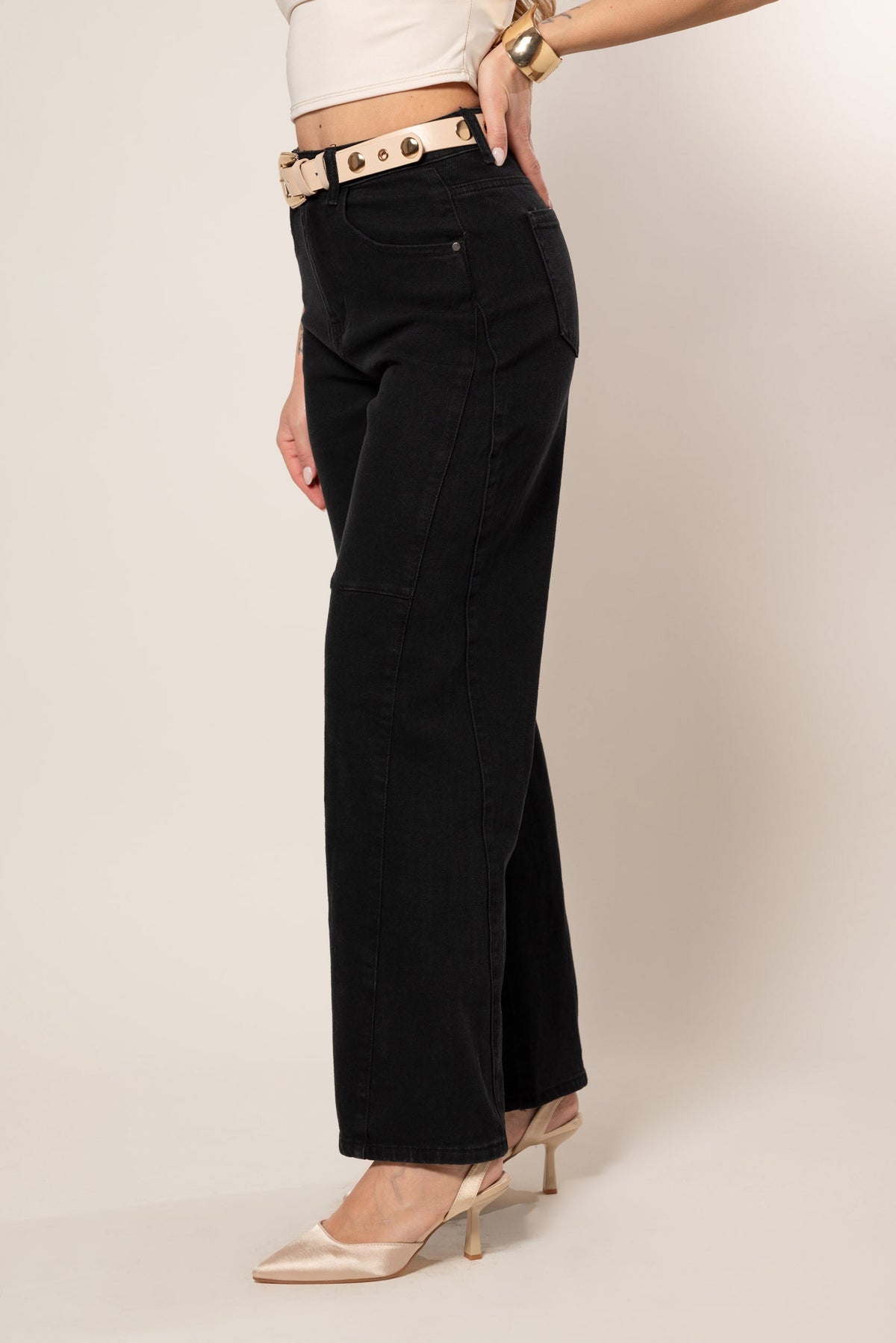 Elvia — Pantalón cargo estructurado
