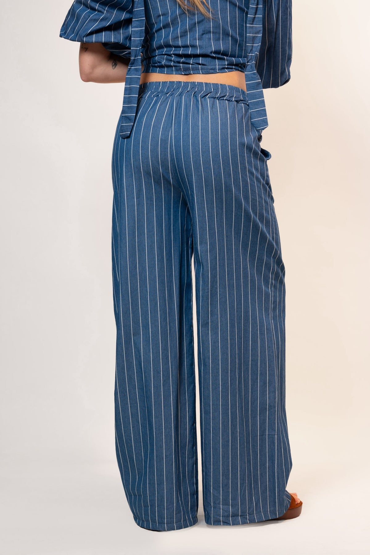 Gema — Pantalón de rayas