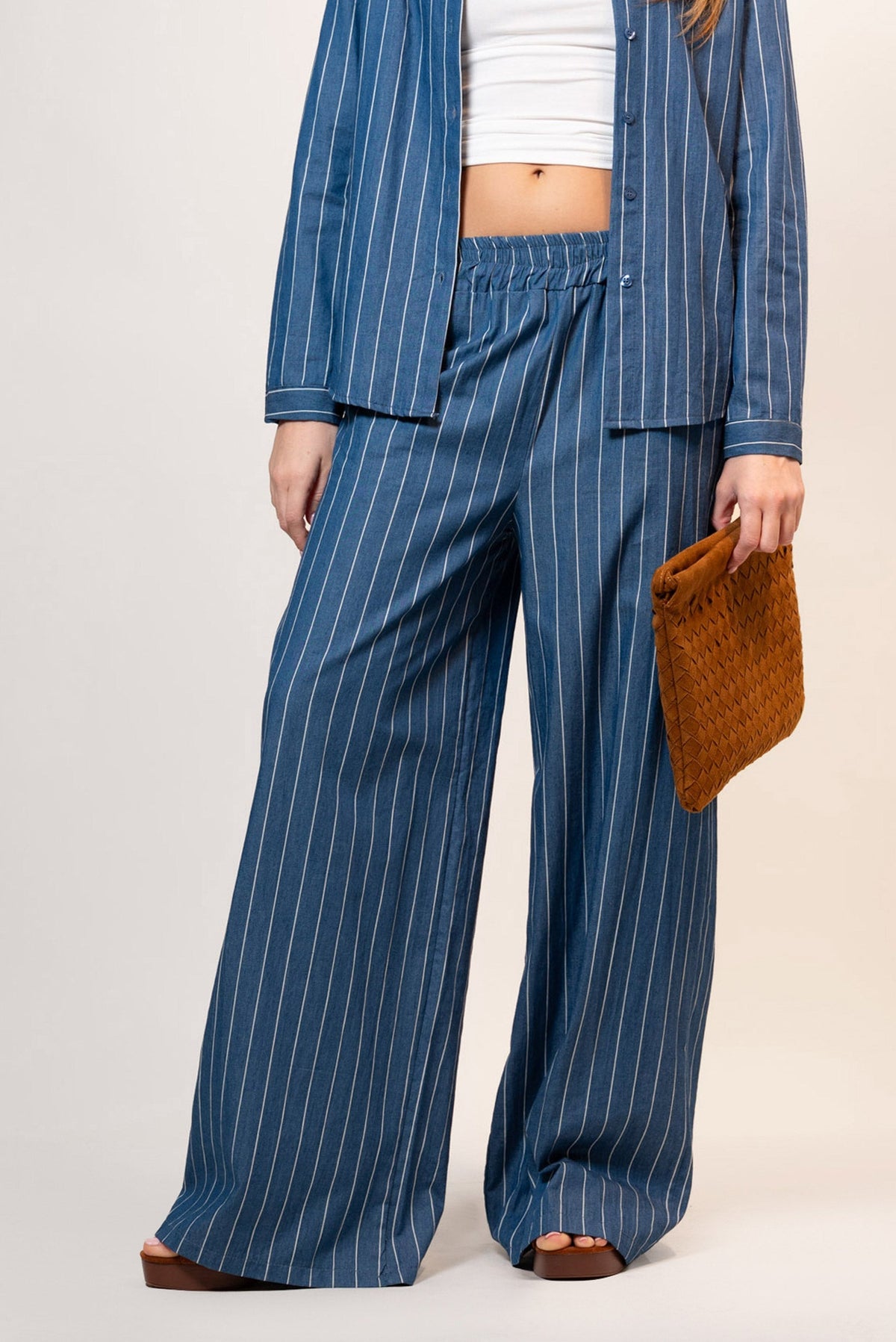 Gema — Pantalón de rayas