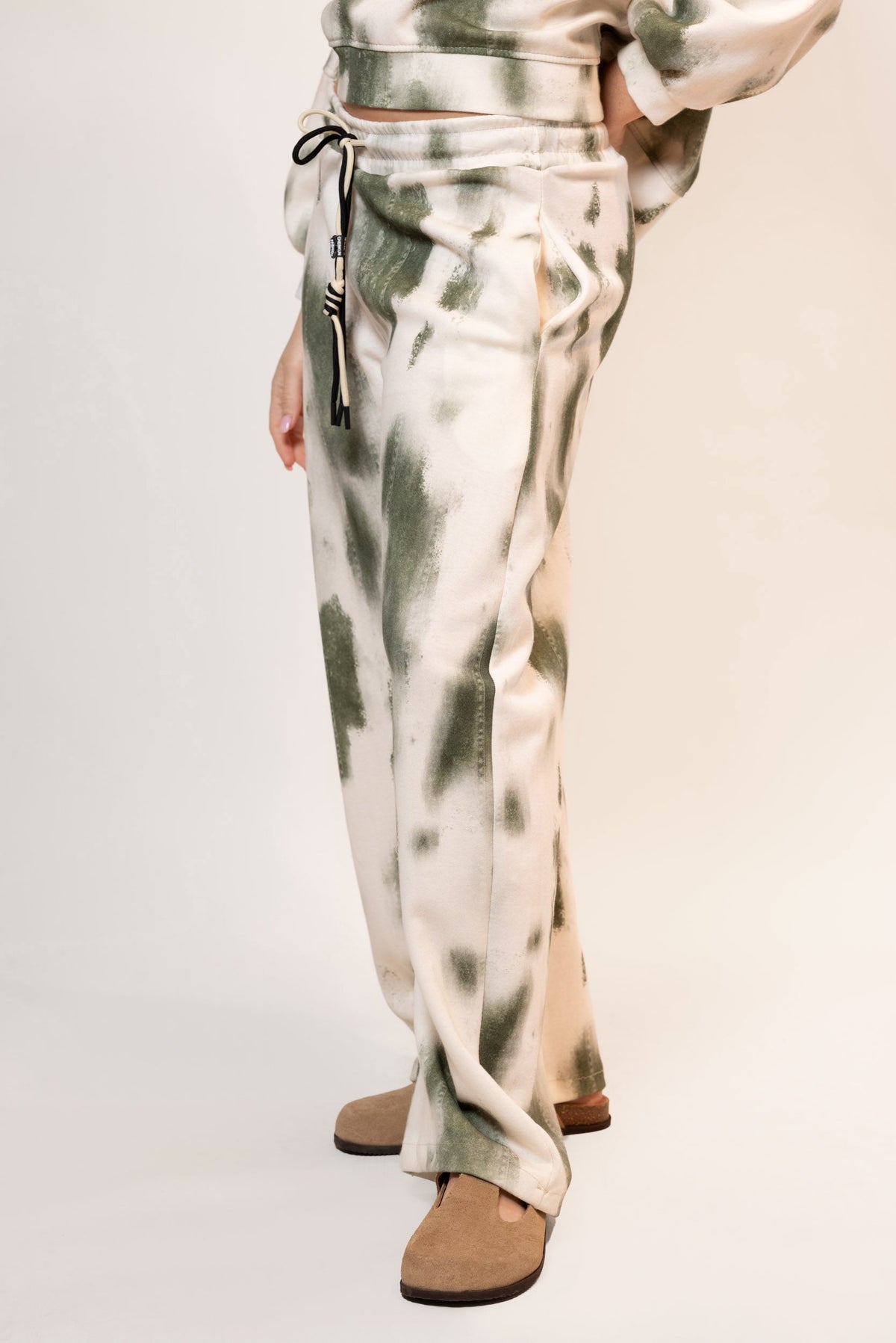 Enriqueta — Pantalón de felpa tie-dye