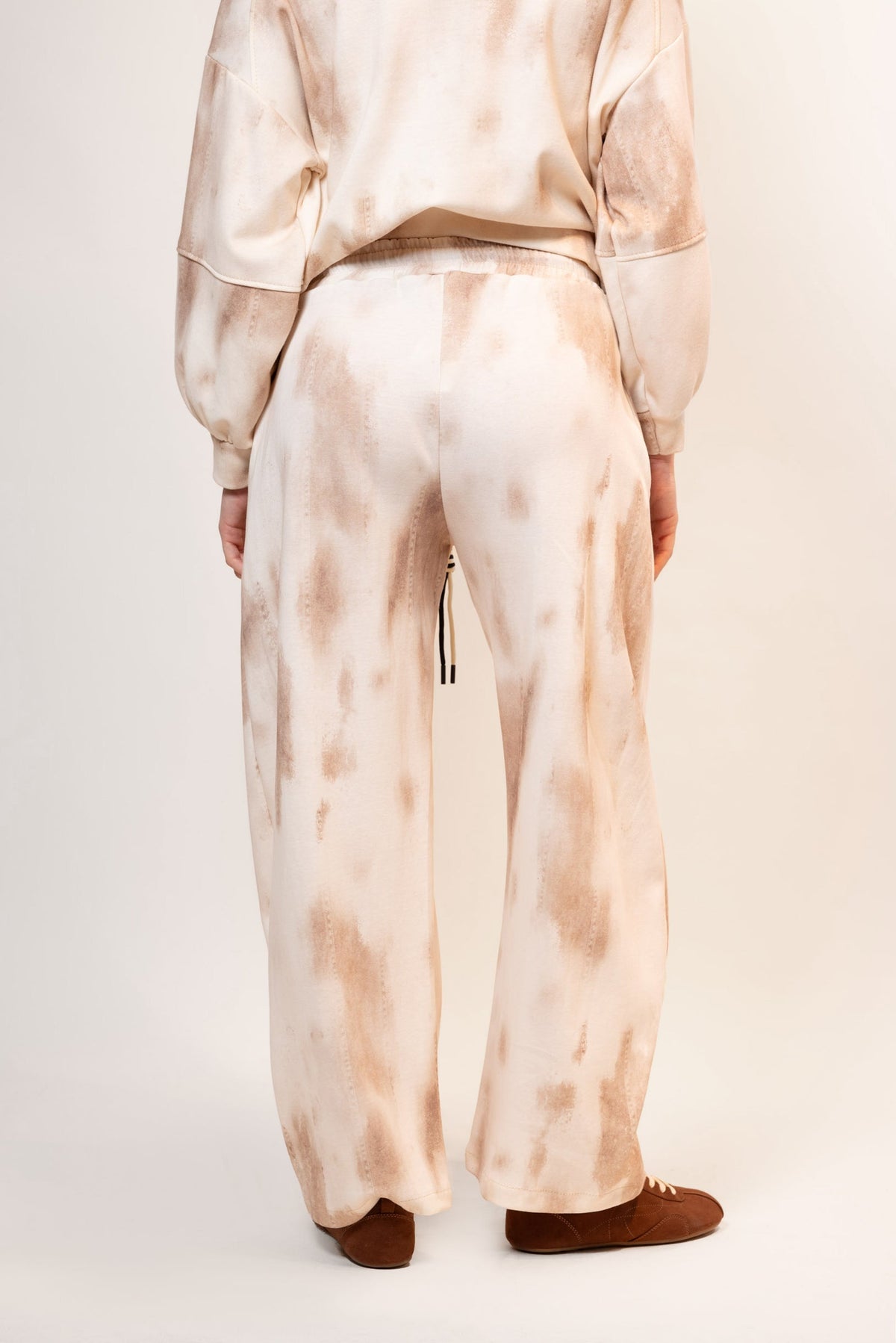 Enriqueta — Pantalón de felpa tie-dye