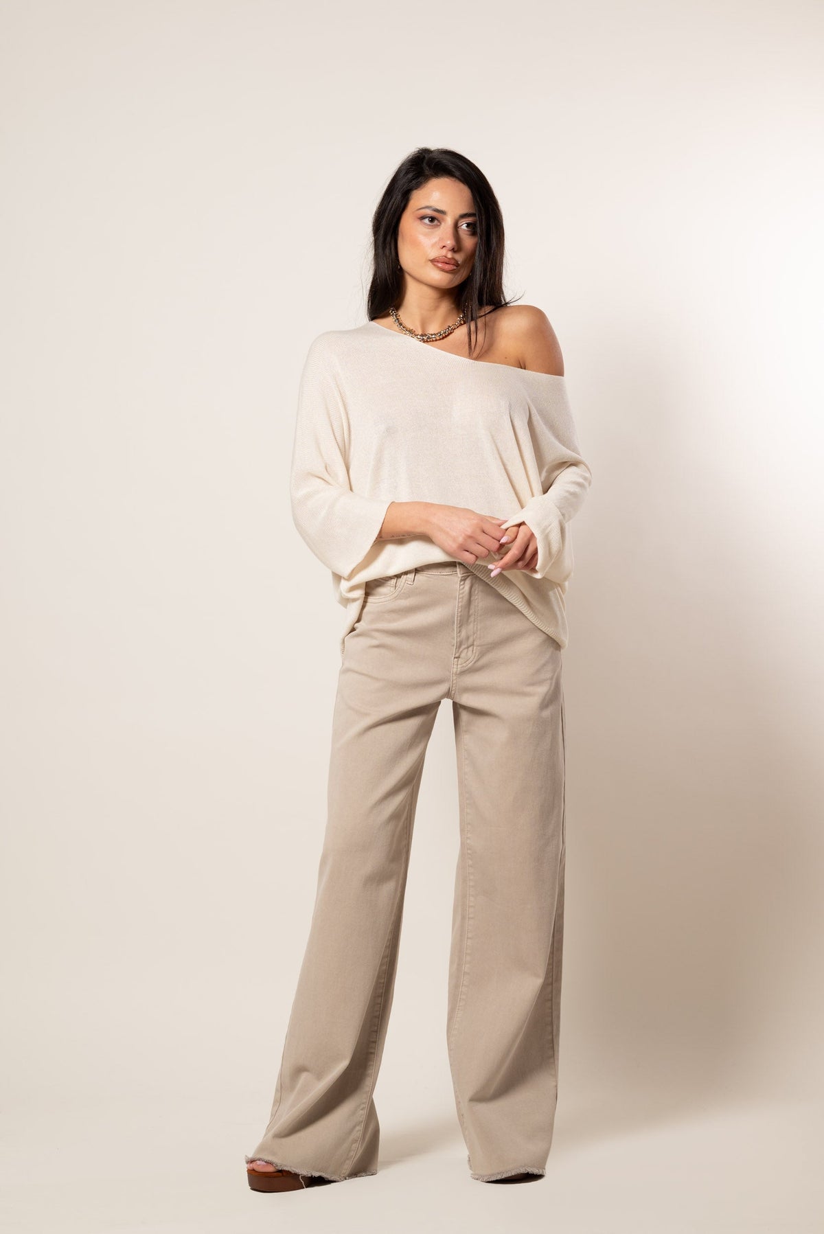 Catalina — Jeans wide leg de color
