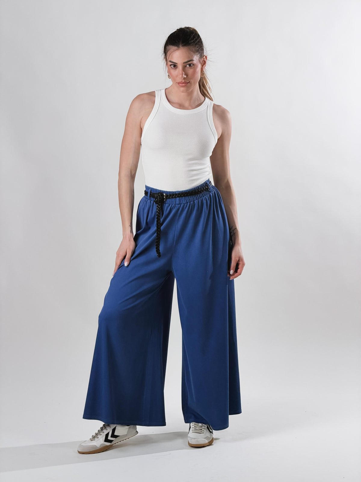 Hanna — Pantalón Samurai efecto denim