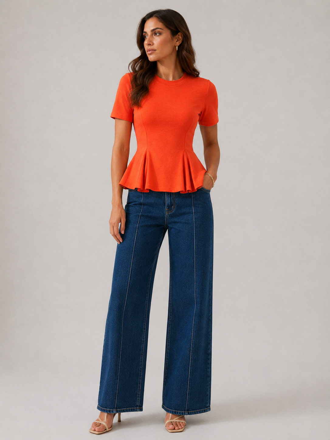 Luisa — Camiseta con peplum