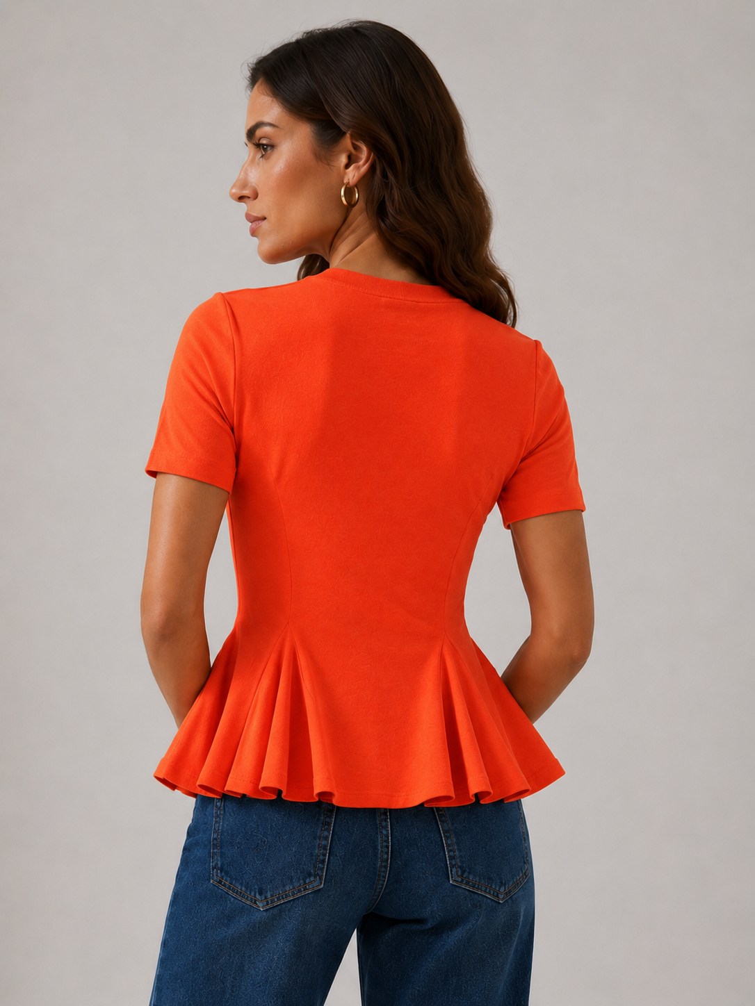 Luisa — Camiseta con peplum