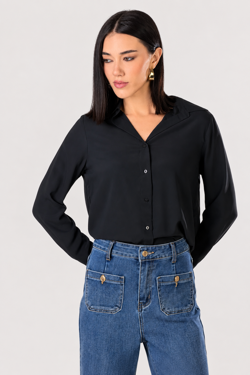 Galatea — Camisa urbana de corte cómodo