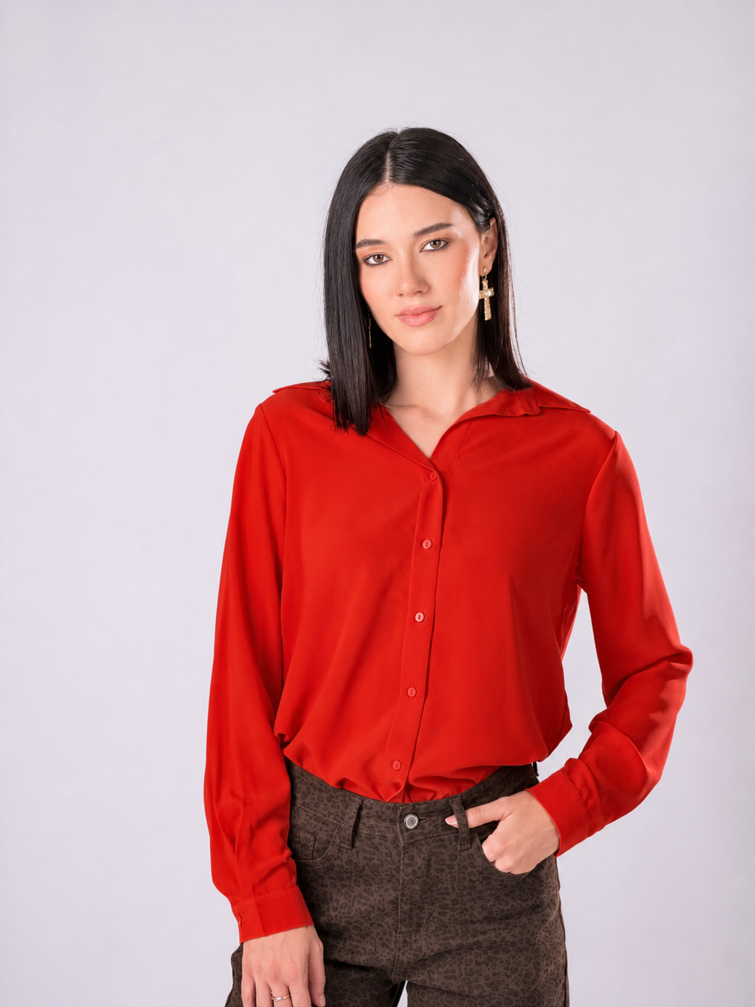 Galatea — Camisa urbana de corte cómodo