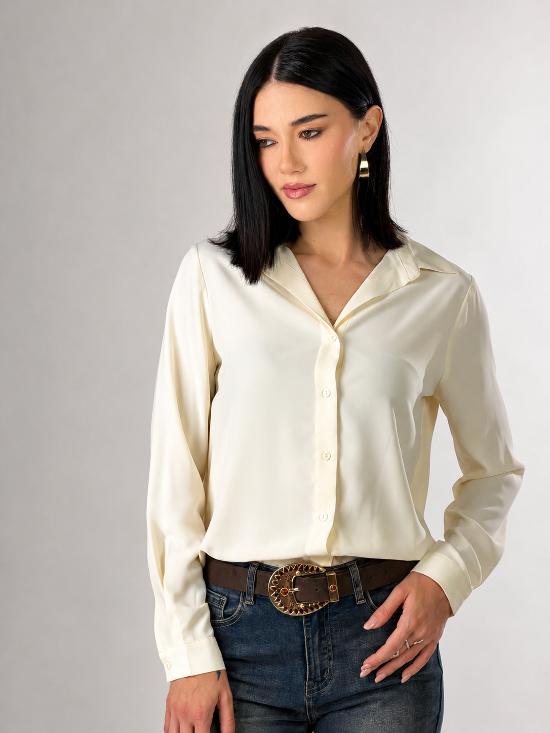 Galatea — Camisa urbana de corte cómodo