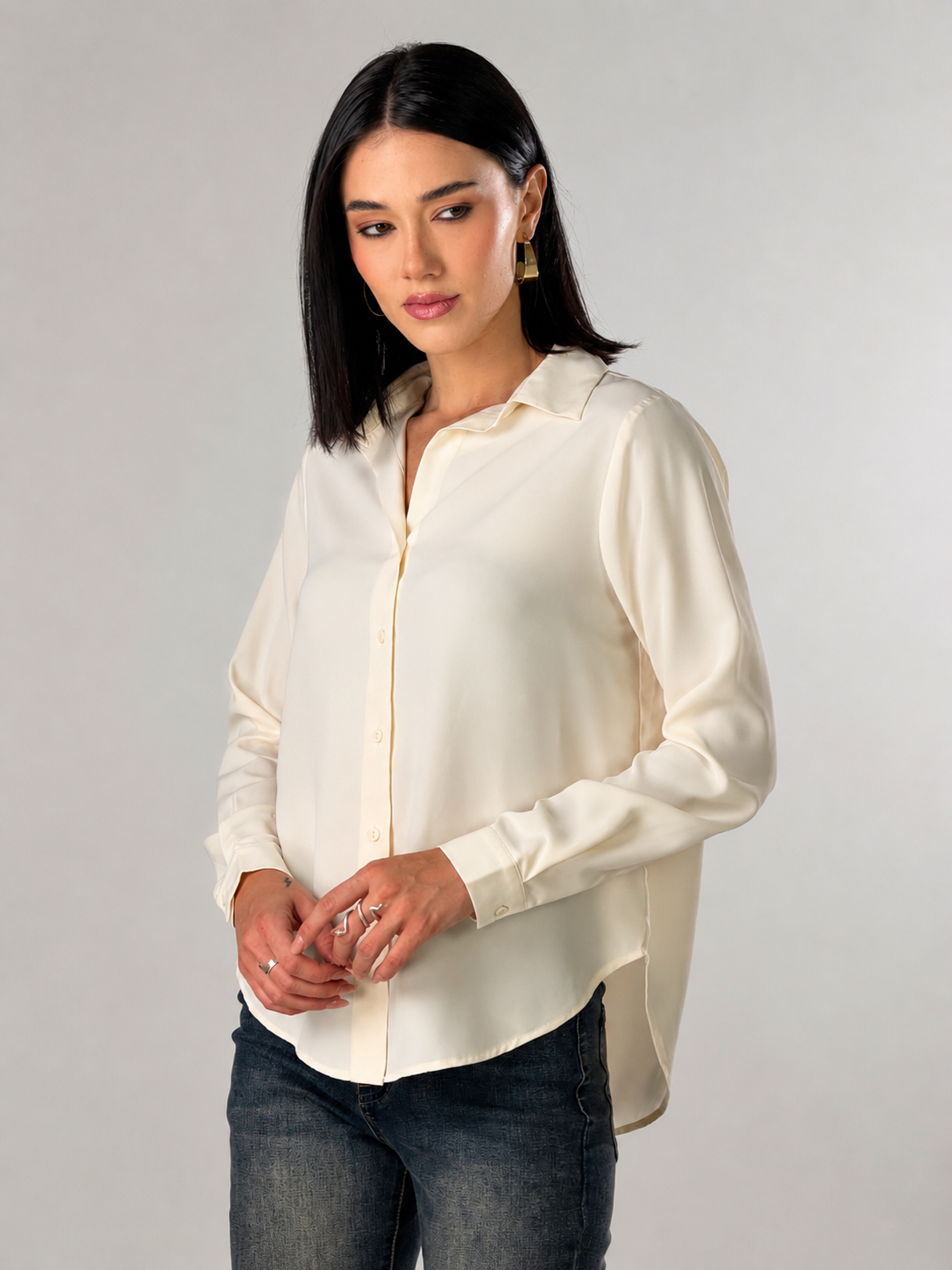 Galatea — Camisa urbana de corte cómodo