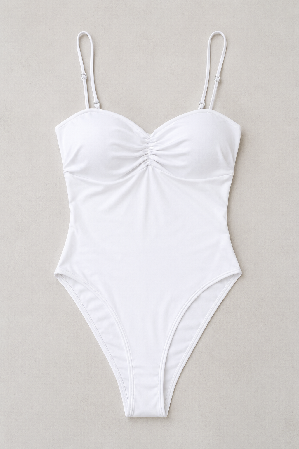 Magdalena — Body bustier con fruncido
