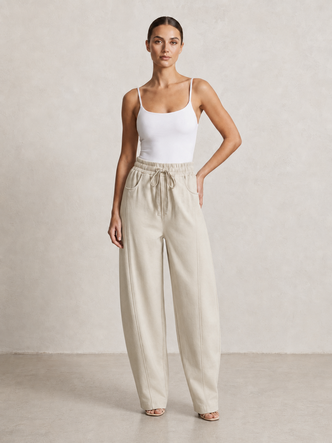 Amina — Pantalón wide leg París