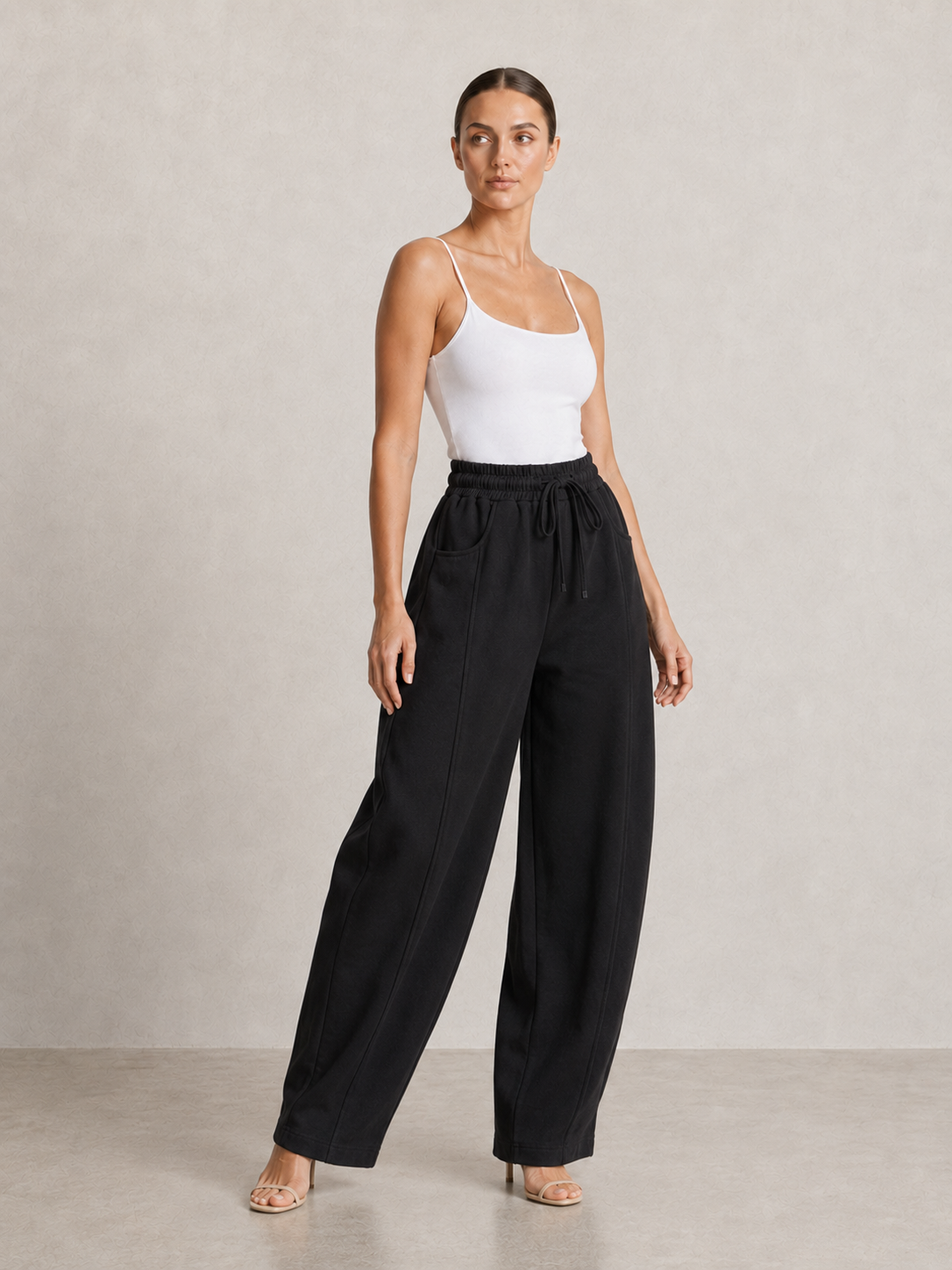 Amina — Pantalón wide leg París