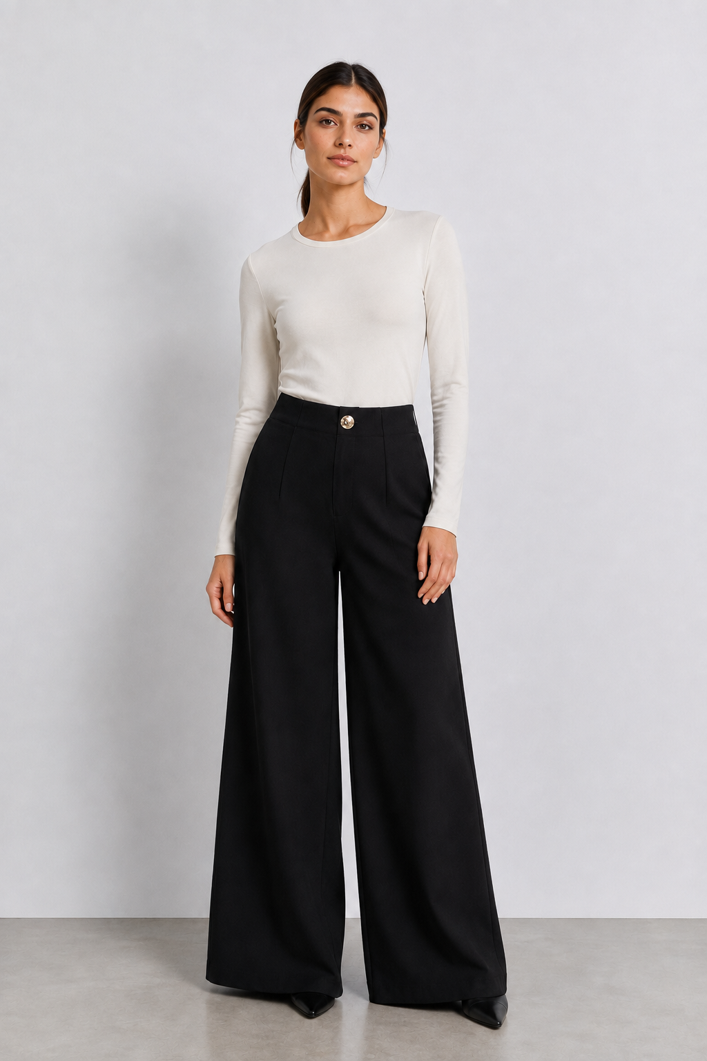 Pamela — Pantalón de pierna ancha