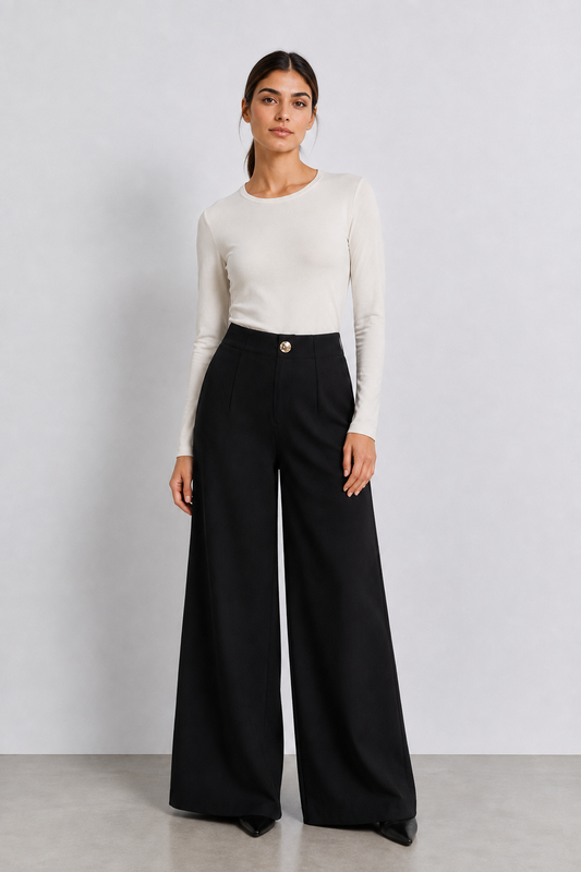 Pamela — Pantalón de pierna ancha