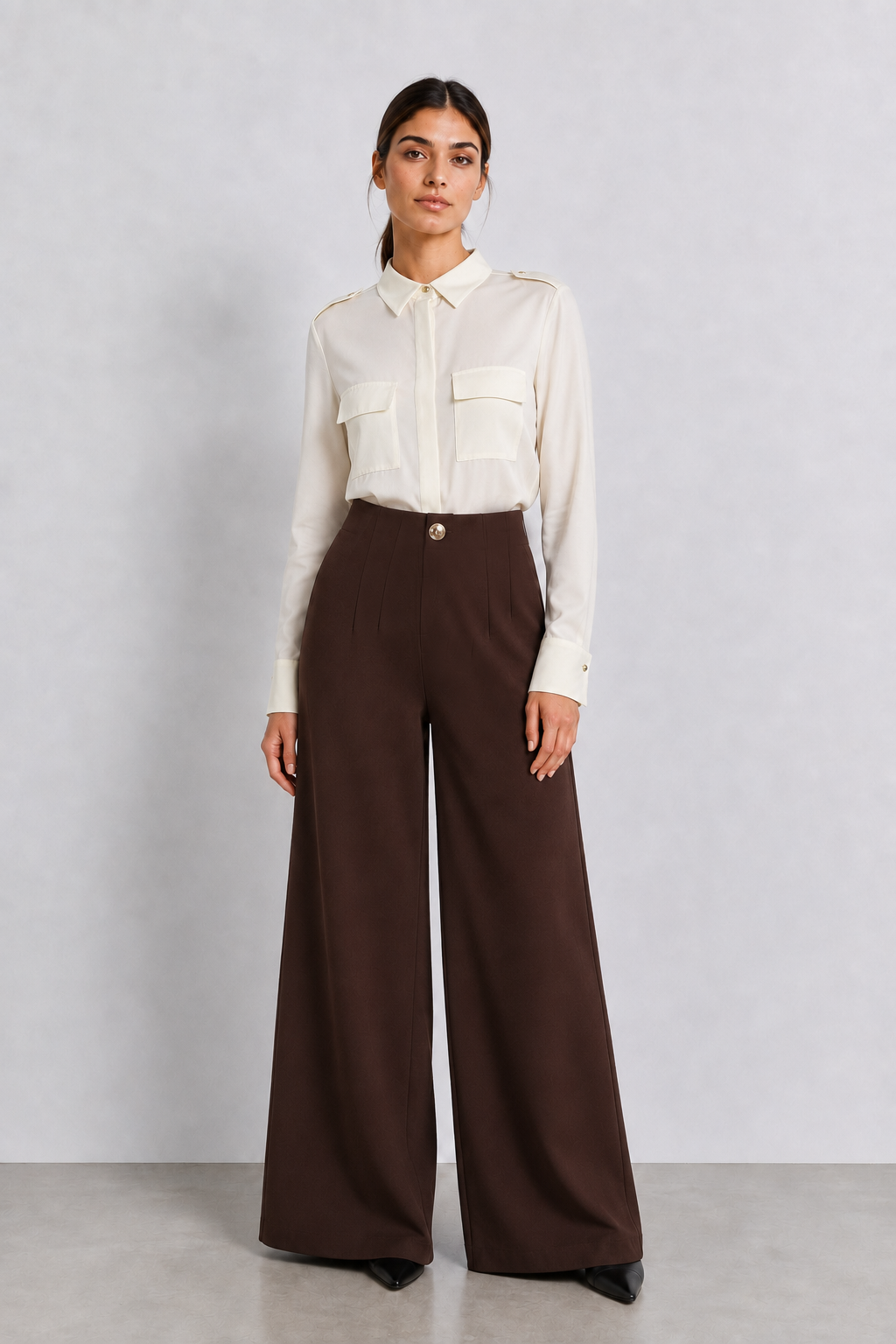 Pamela — Pantalón de pierna ancha