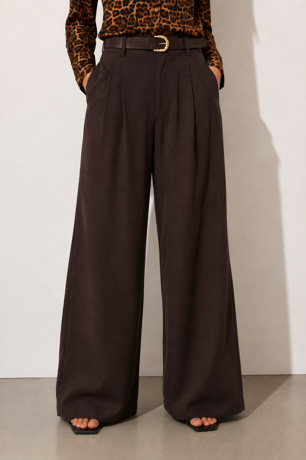 Noemí — Pantalón palazzo de pierna ancha