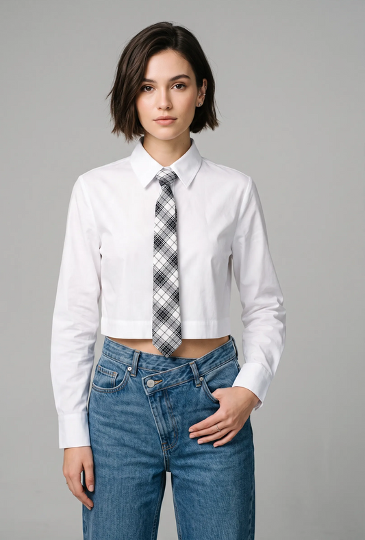 Amaya — Camisa con corbata