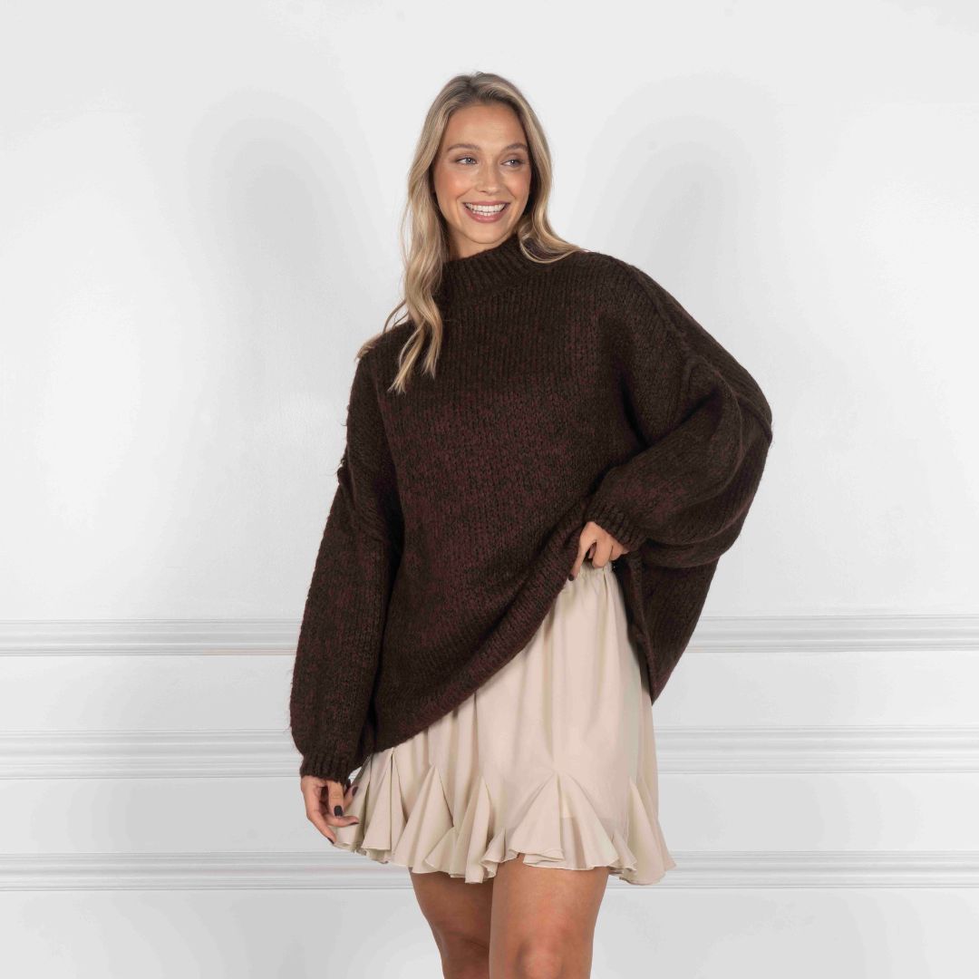 Alma — Jersey holgado casual acogedor