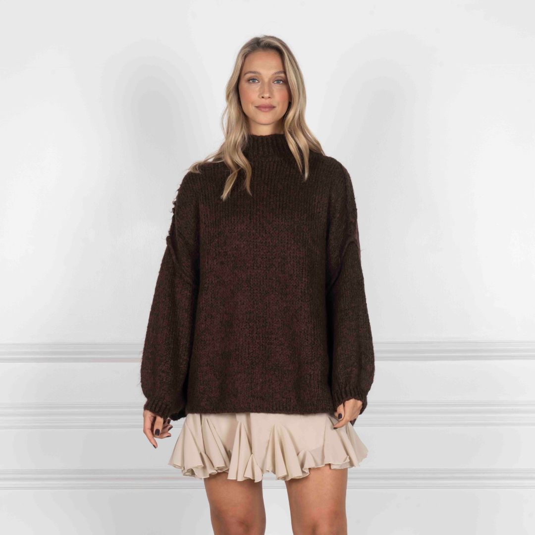 Alma — Jersey holgado casual acogedor