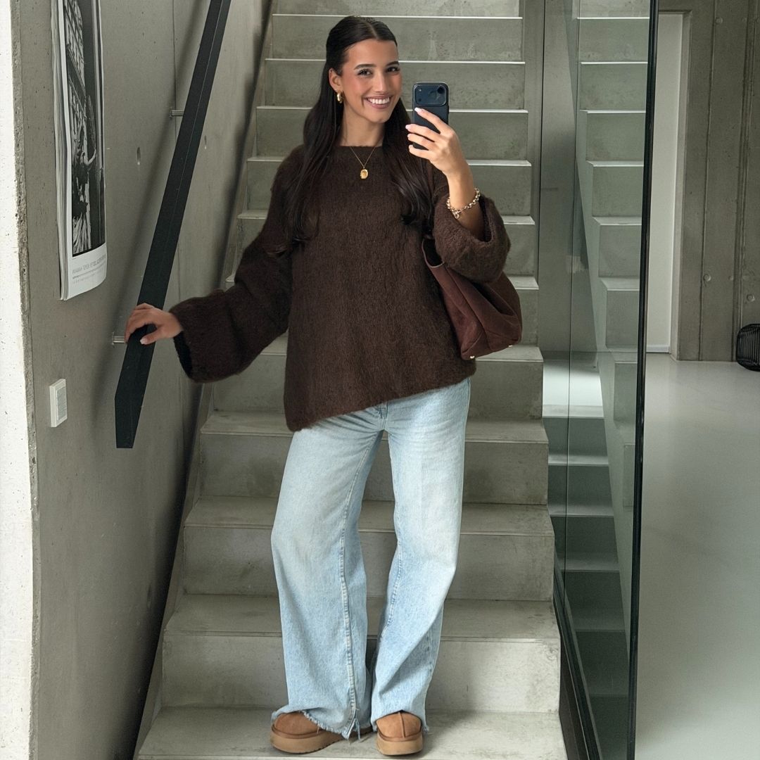 Julieta — Punto ultra suave con hombros descubiertos