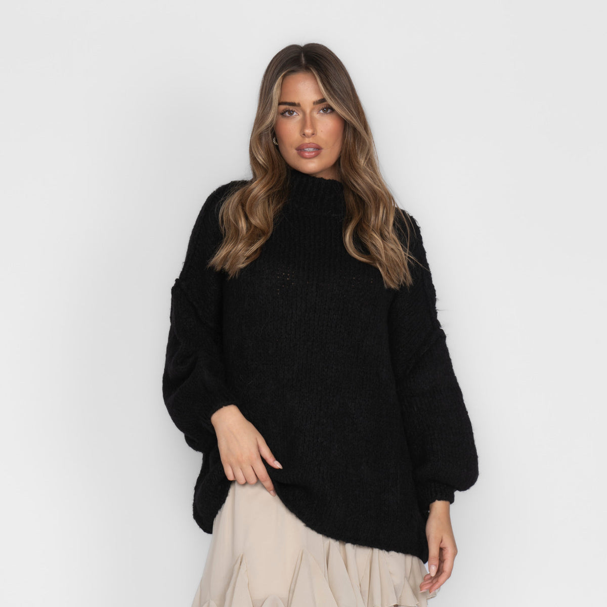 Alma — Jersey holgado casual acogedor