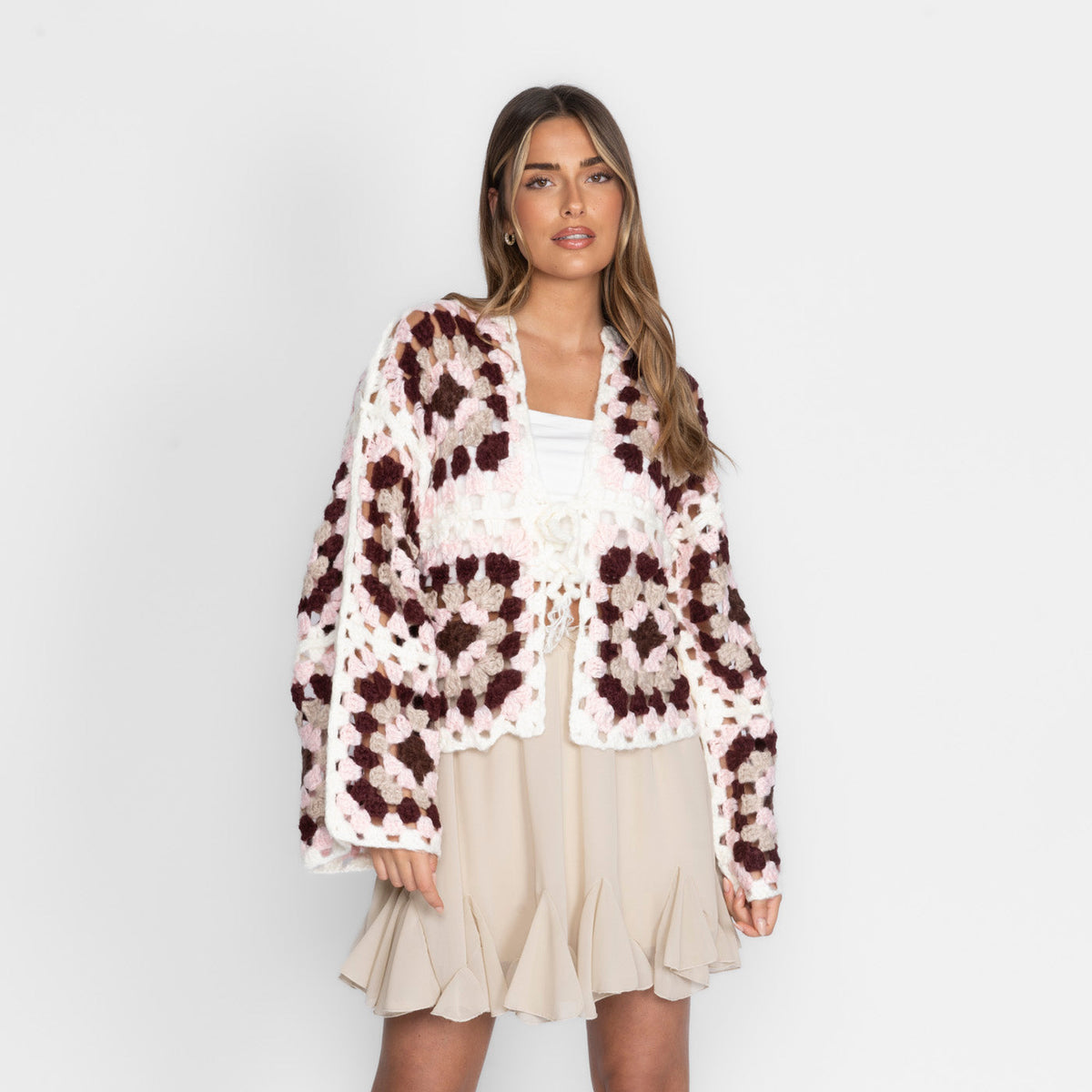 Idoia — Cárdigan boho artesanal
