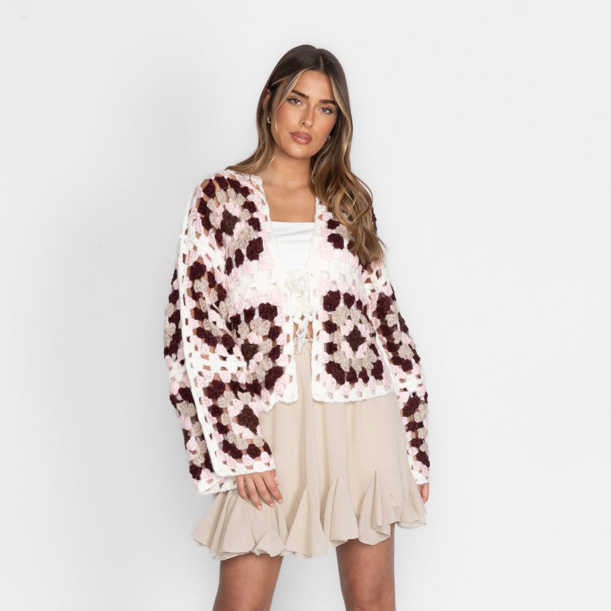 Idoia — Cárdigan boho artesanal