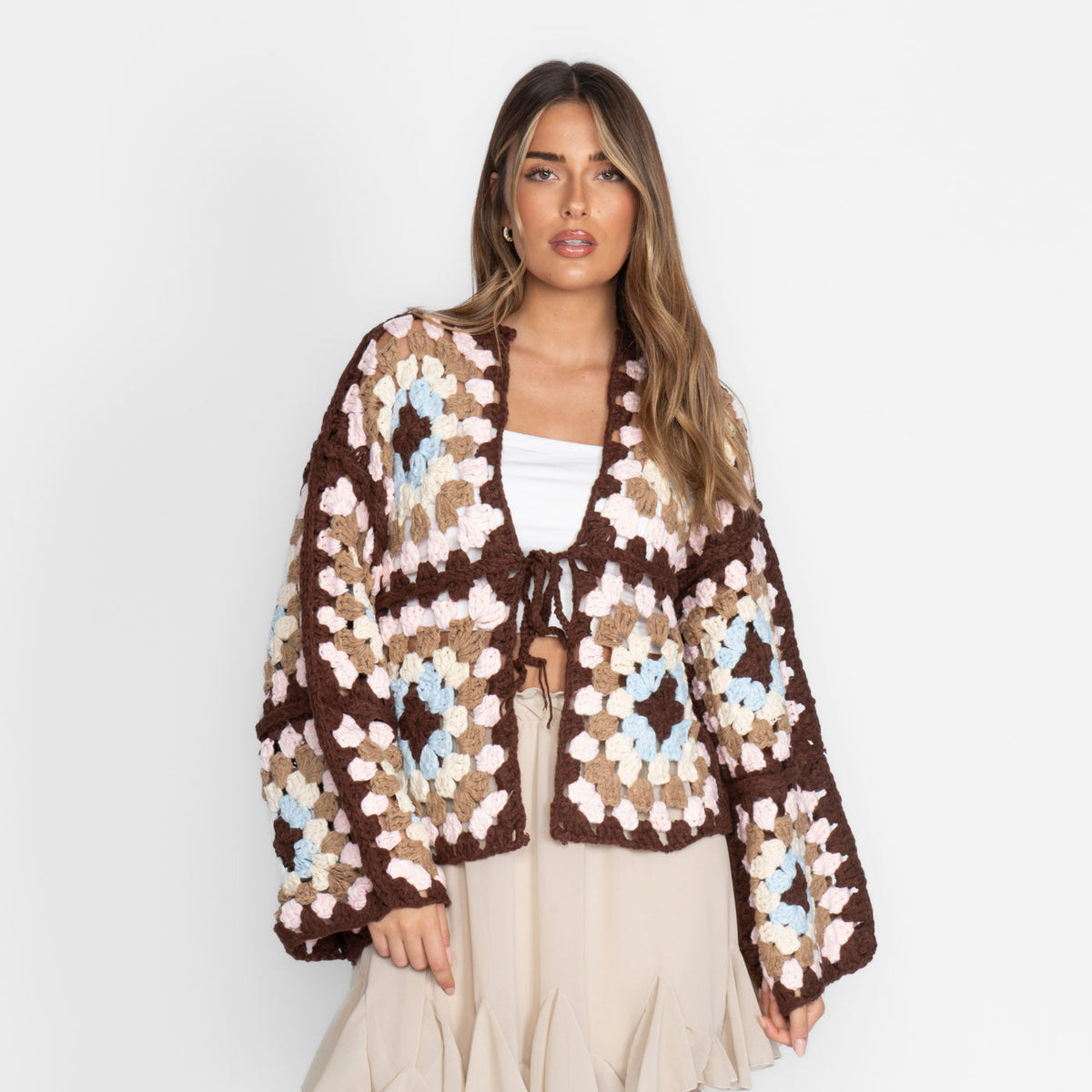 Idoia — Cárdigan boho artesanal